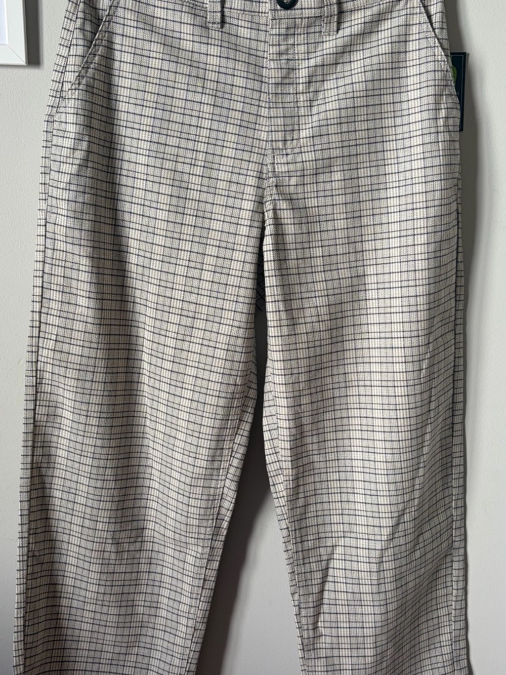 Volcom Beige Plaid Chinos